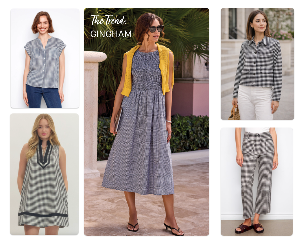 Gingham fashion trend for spring Gingham fashion trend for spring