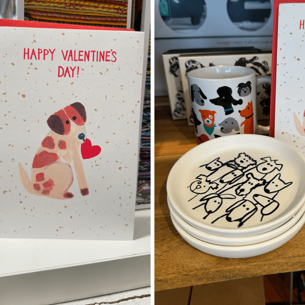 Valentine's Day Card with Dog + Dog Gifts